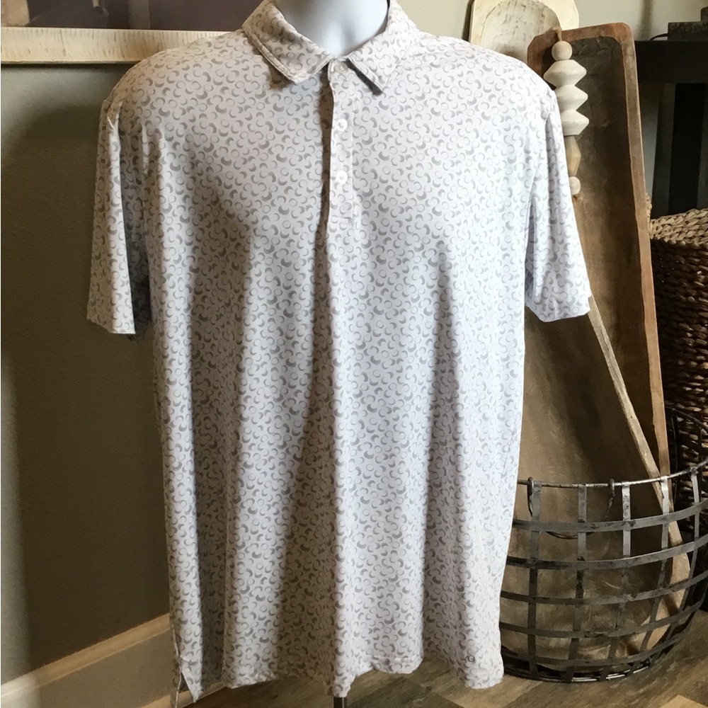 AndersonOrd Men's Patterned Polo Shirt Sz L